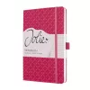 Writing Notebook Sigel JN105 A5 174 Sheets Pink Lined Hardcover