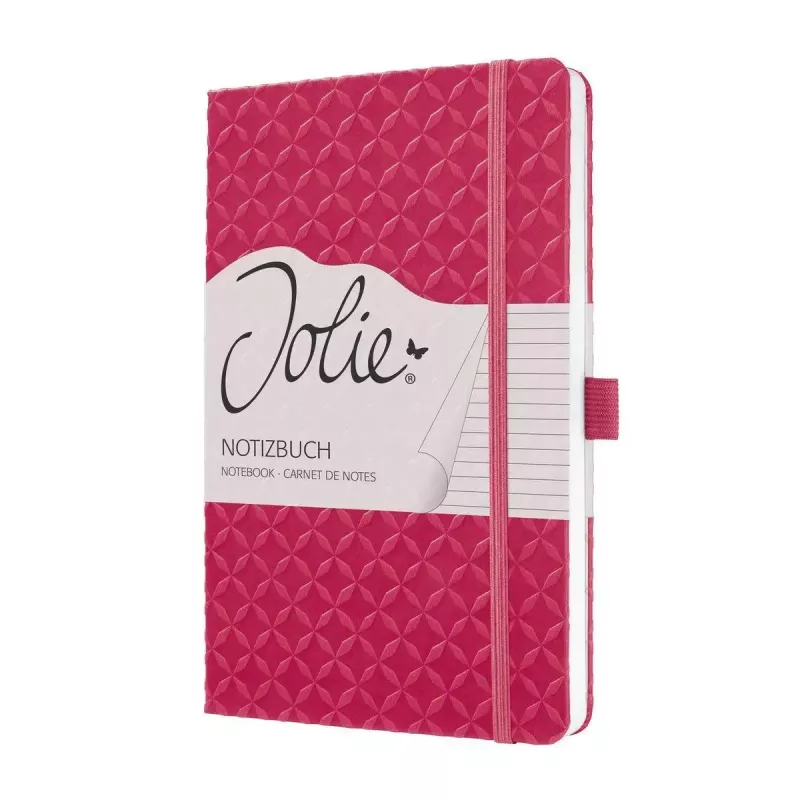 Writing Notebook Sigel JN105 A5 174 Sheets Pink Lined Hardcover