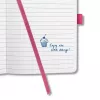 Writing Notebook Sigel JN105 A5 174 Sheets Pink Lined Hardcover