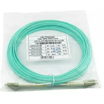 BlueOptics AJ835A InfiniBand fibre optic cable 2 m LC Aqua OM3