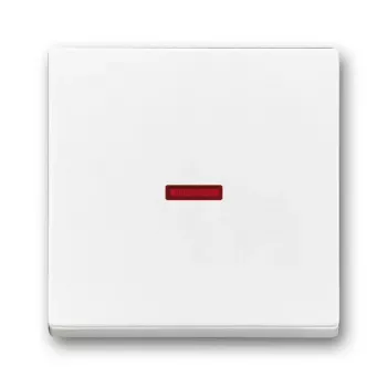 Wall plate/switch cover Busch-Jaeger 1751-0-2814 White, 63×63 mm