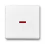 Wall plate/switch cover Busch-Jaeger 1751-0-2814 White, 63×63 mm