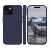 Cover dbramante1928 Greenland iPhone 15 Pacific Blue Monochromatic