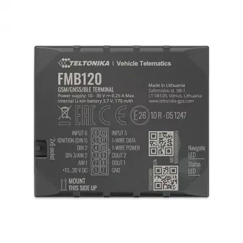 Teltonika FMB120 Car Black Dust Resistant GPS Tracker