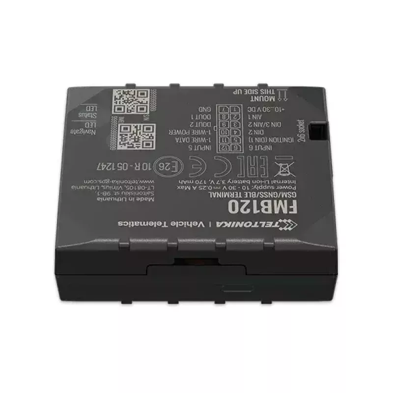 Teltonika FMB120 Car Black Dust Resistant GPS Tracker