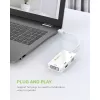 Techly Adapter 3 in 1 Mini DisplayPort (Thunderbolt) to HDMI / DVI / VGA IADAP MDP-COMBOF12