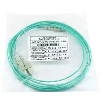 BlueOptics SFP3232EU1MK InfiniBand fibre optic cable 1 m SC Green