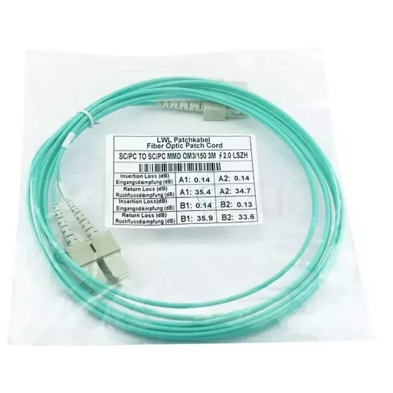 BlueOptics SFP3232EU1MK InfiniBand fibre optic cable 1 m SC Green