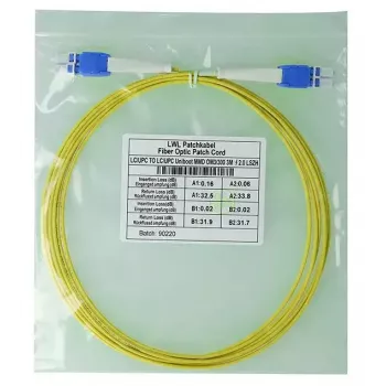 Fibre optic cable BlueOptics SFP8181BU0.5MK 0.5 m LC Yellow