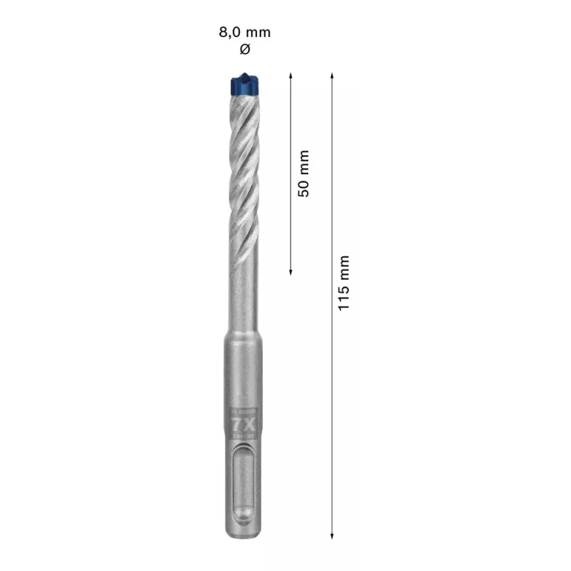 Drill Bit Bosch SDS plus-7X 8mm 115mm