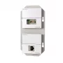 Socket-outlet RJ-45 + HDMI Kindermann 7456 000 544