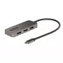 StarTech.com 3-Port USB-C Multi-Monitor Adapter, USB Type-C to 3x DisplayPort 1.4 MST Hub, Triple 4K 60Hz DP Laptop Display Extender / Splitter, HDR, Extra-Long Built-In Cable - Windows Only