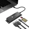 Techly IADAP-USBC-935 laptop dock/port replicator Wired USB 3.2 Gen 1 (3.1 Gen 1) Type-C Black