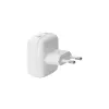 Wall Charger d bramante re-charge Pro EU Flat 2×USB-C 20W White (indoor)