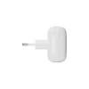Wall Charger d bramante re-charge Pro EU Flat 2×USB-C 20W White (indoor)
