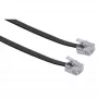 Network Cable Schwaiger 6.0m RJ-11 - RJ-11 6m Black