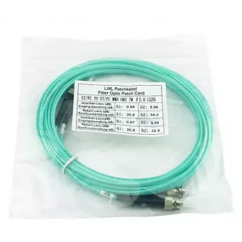 BlueOptics SFP3333EU5MK InfiniBand fibre optic cable 5 m ST Aqua
