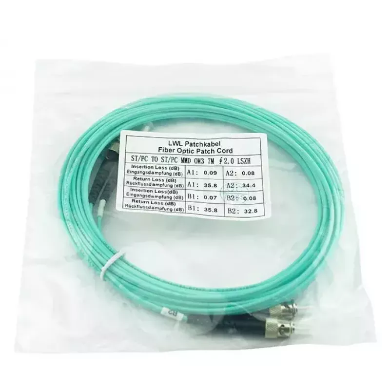 BlueOptics SFP3333EU5MK InfiniBand fibre optic cable 5 m ST Aqua