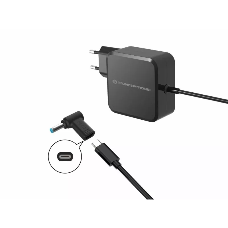 Conceptronic ABBY15PC02 DC to USB-C Adapter, Dell 4.5x3.0mm, 18-20V