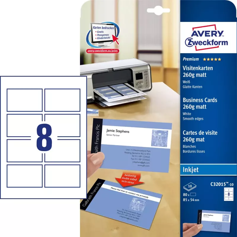 Business Card Paper Avery C32015-10
