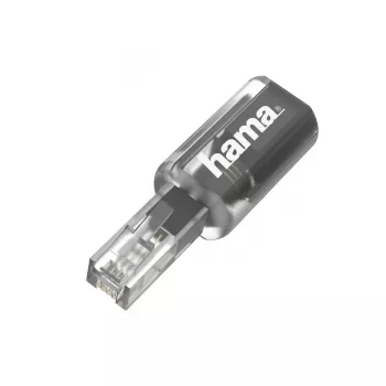 Hama 00201125 telephone switching equipment Black, Transparent