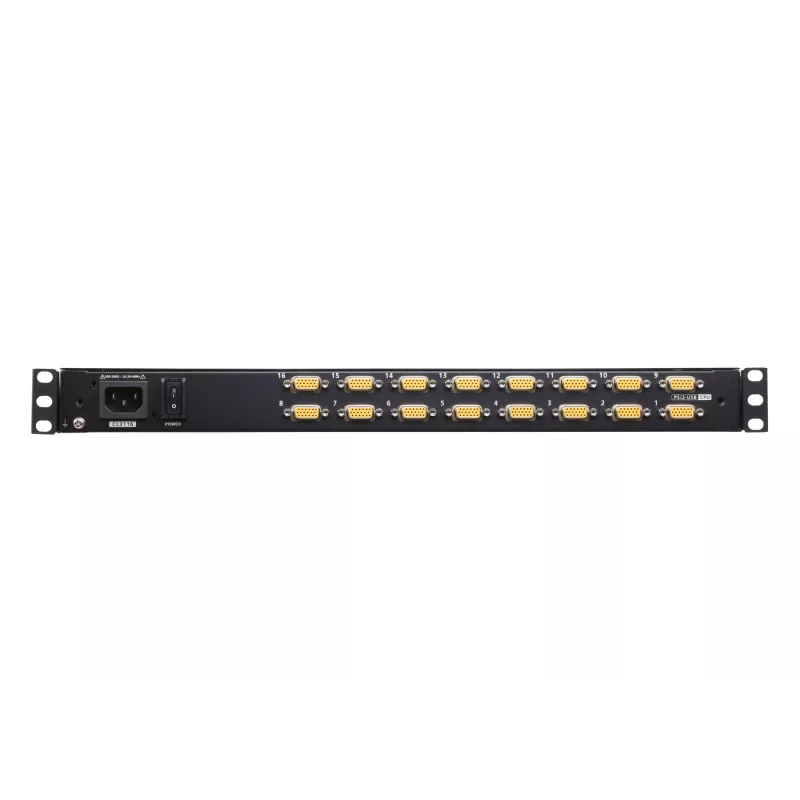 ATEN CL3116NX rack console 47 cm (18.5 inch) 1366 x 768 pixels Metal, Plastic Black 1U