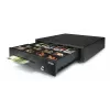 Electronic cash drawer Safescan LD-4141, steel housing, 410×415×115 mm, black, 6 keys