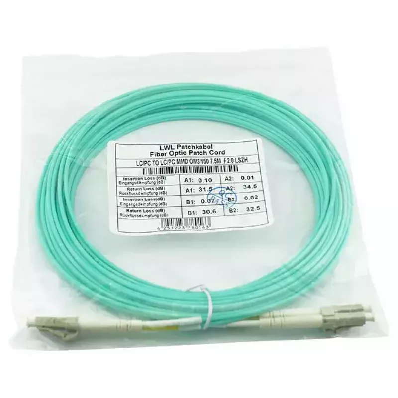 BlueOptics SFP3131EU2MK InfiniBand fibre optic cable 2 m LC Aqua