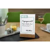 Sign holder Sigel TA254 A5 Acrylic Brown Transparent 150mm 235mm