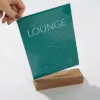 Sign holder Sigel TA254 A5 Acrylic Brown Transparent 150mm 235mm