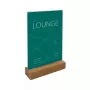 Sign holder Sigel TA254 A5 Acrylic Brown Transparent 150mm 235mm