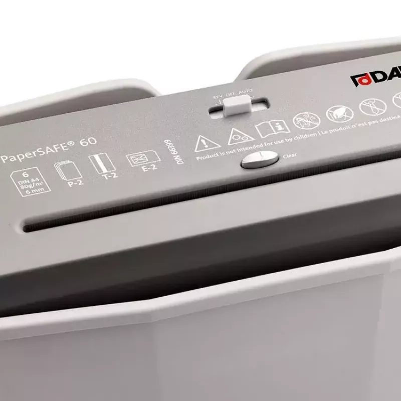 Paper shredder Dahle PaperSAFE 60 Strip shredding 70 dB 22 cm Grey