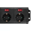 Hama 00137259 power extension 1.4 m 6 AC outlet(s) Indoor Black