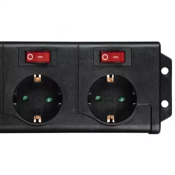 Hama 00137259 power extension 1.4 m 6 AC outlet(s) Indoor Black