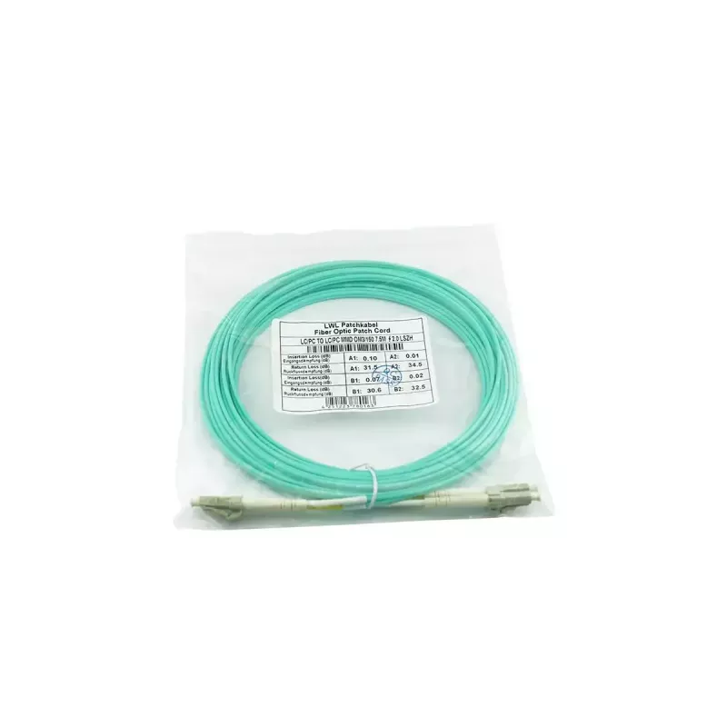 Fibre optic cable BlueOptics 00MN499 0.5 m LC Aqua OM3