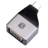 Techly IADAP USBC-VGAC USB graphics adapter 1920 x 1200 pixels Black, Silver