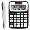 Basic Calculator MediaRange MROS190 Desktop 10 Digits Battery Solar Black White