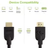 Techly ICOC HDMI2-4-010T HDMI cable 1 m HDMI Type A (Standard) Black