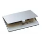 Business Card Holder Sigel VZ135 Aluminium Silver