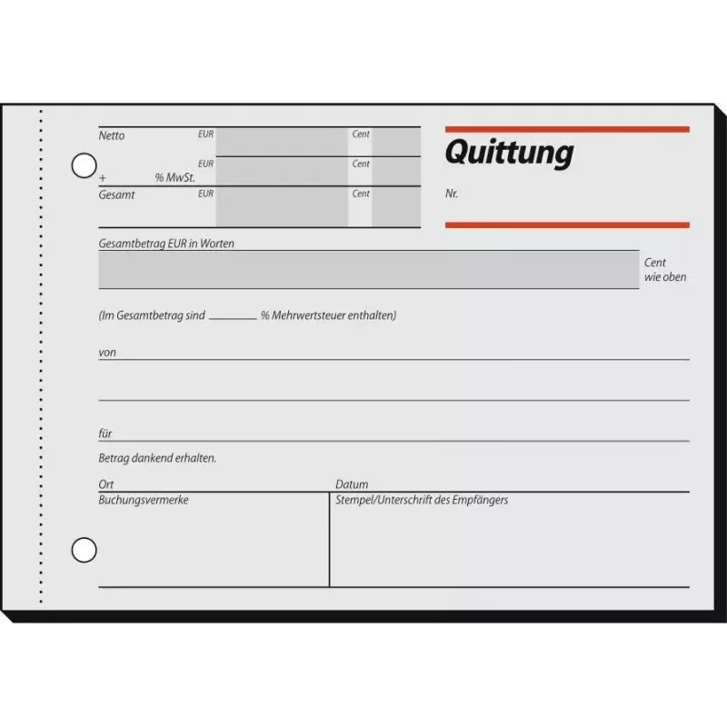 Business form Sigel RC021 Green A6 q 100 sheets