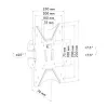 TV Wall Mount Schwaiger LWH14225 513 Black