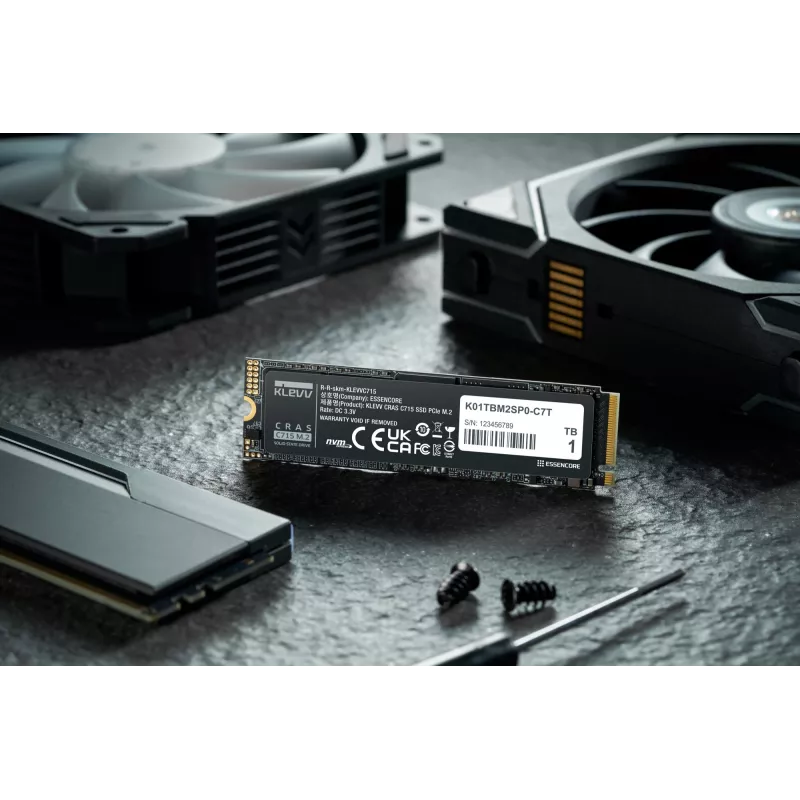 SSD disk KLEVV 1 TB M.2 2280 PCIe Gen3 NVMe K01TBM2SP0-C7T