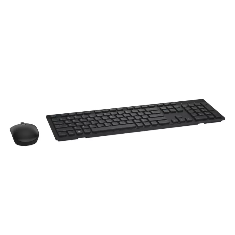 DELL KM636 keyboard Mouse included Universal RF Wireless QWERTY UK International Black