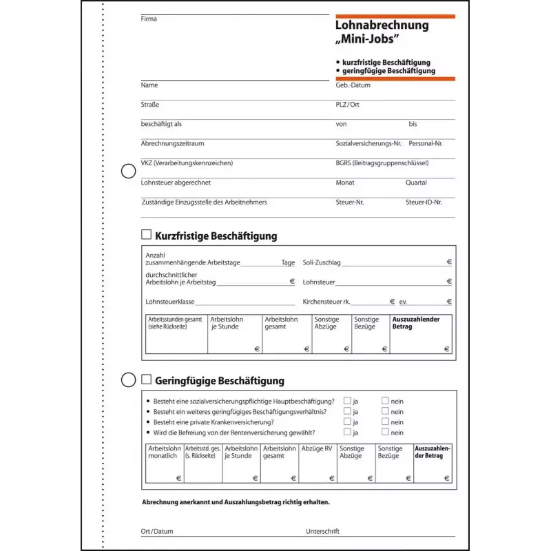 Business Form Sigel LO519