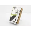 Keyring TROIKA KR8-02/LE Black Silver Leather 31mm