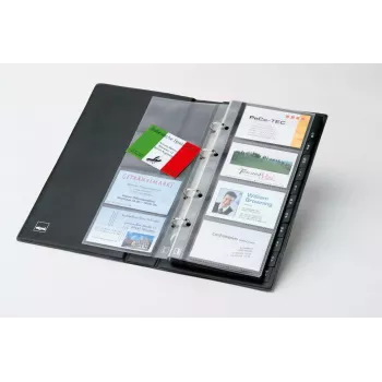 Business Card Holder Sigel VZ300 Plastic Black