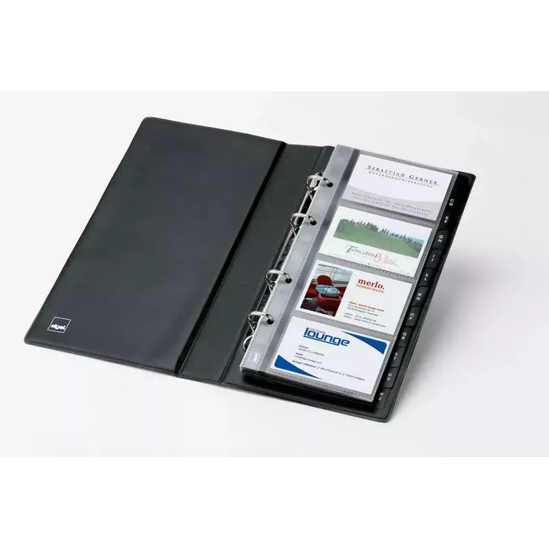 Business Card Holder Sigel VZ300 Plastic Black