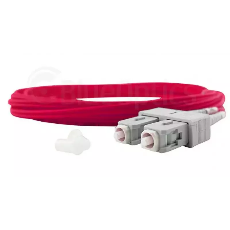 Fibre optic cable BlueOptics SFP3233FU0.5MK SC ST OM4 0.5 m Magenta