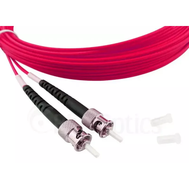 Fibre optic cable BlueOptics SFP3233FU0.5MK SC ST OM4 0.5 m Magenta