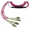 BlueOptics CBL-MPO12-4LC-OM4-15M-BO InfiniBand fibre optic cable MPO 4x LC 15m